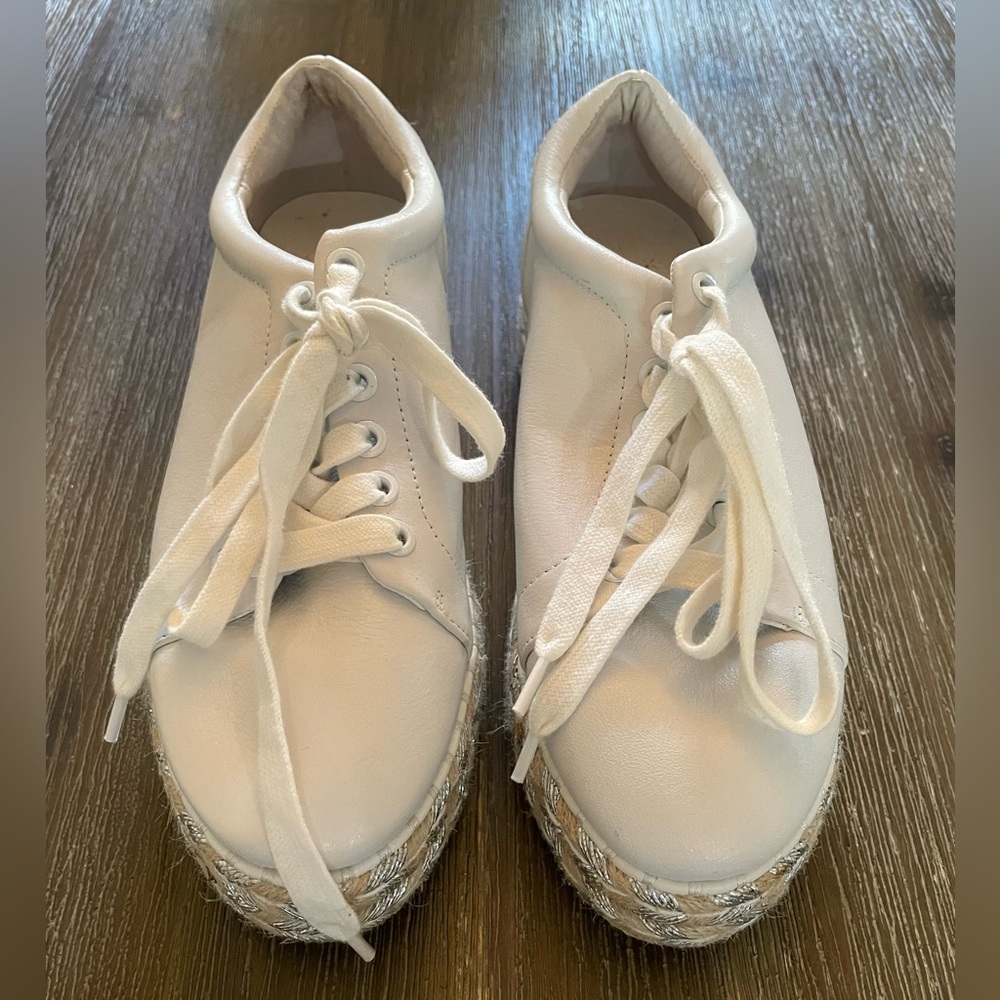 Flat White Espadrilles